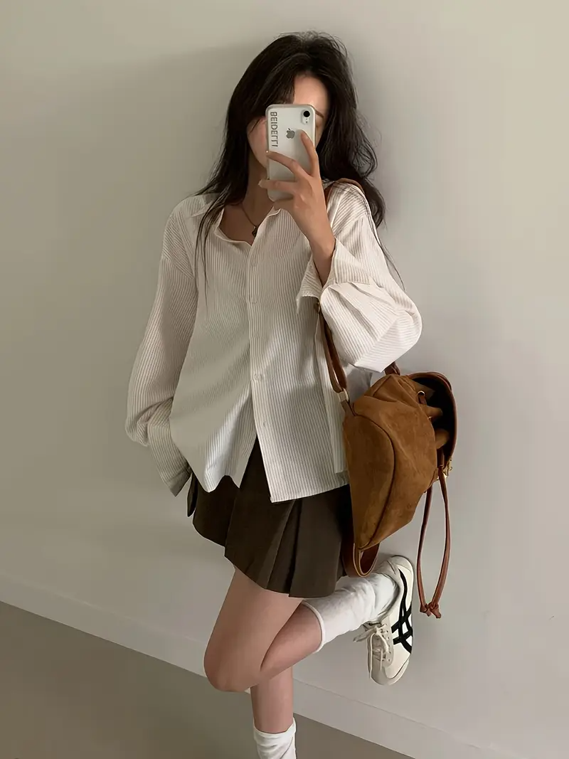 Striped Vintage Long Sleeve Shirt