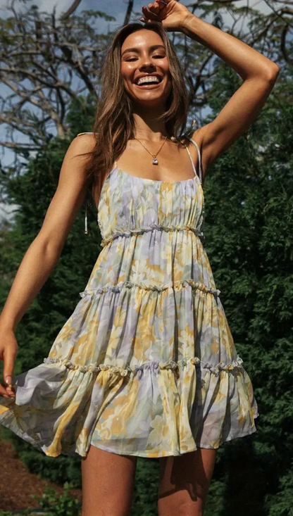 Floral Off the Shoulder Midi Dress