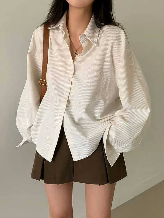Striped Vintage Long Sleeve Shirt