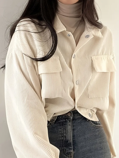 Vintage Style Button Up Jacket