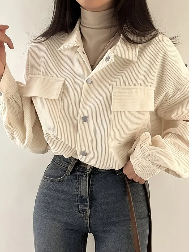 Vintage Style Button Up Jacket