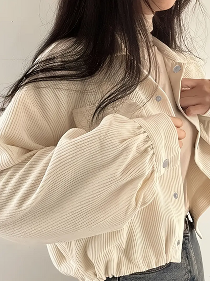 Vintage Style Button Up Jacket