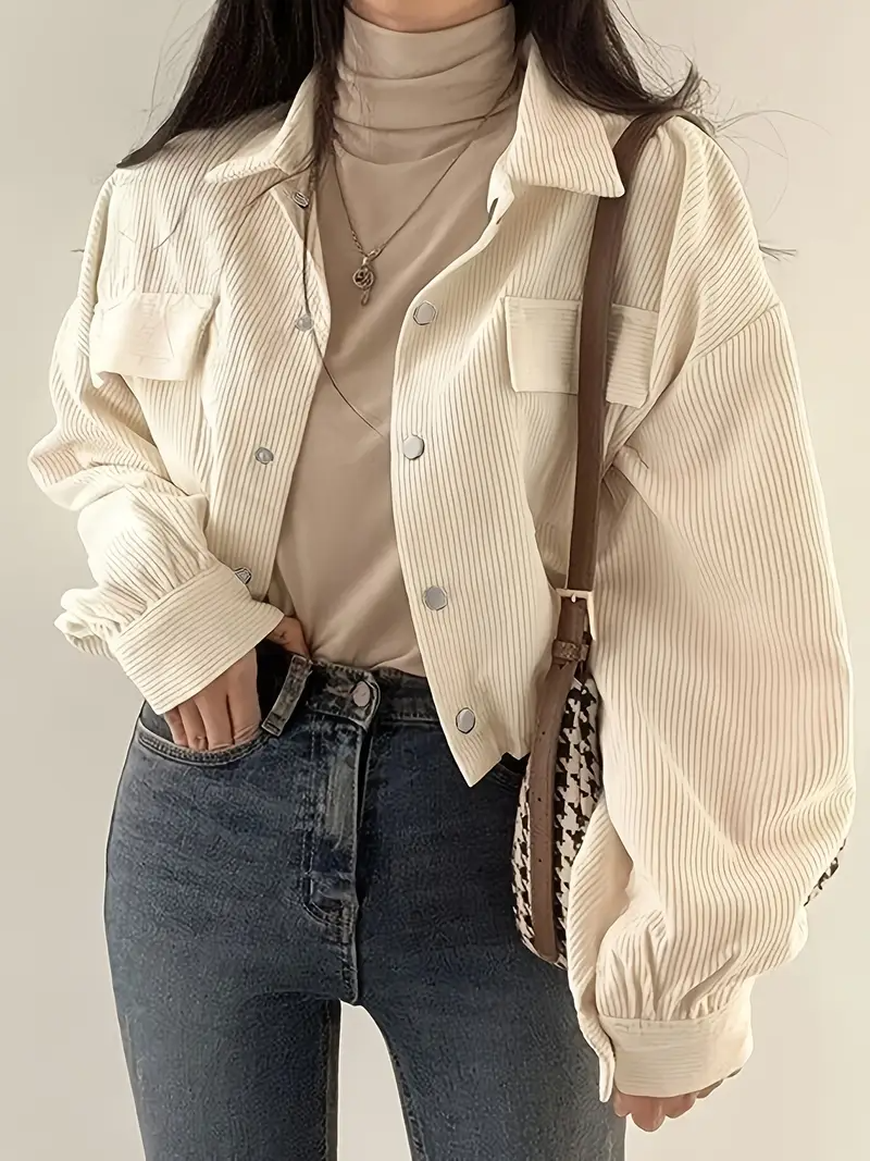 Vintage Style Button Up Jacket